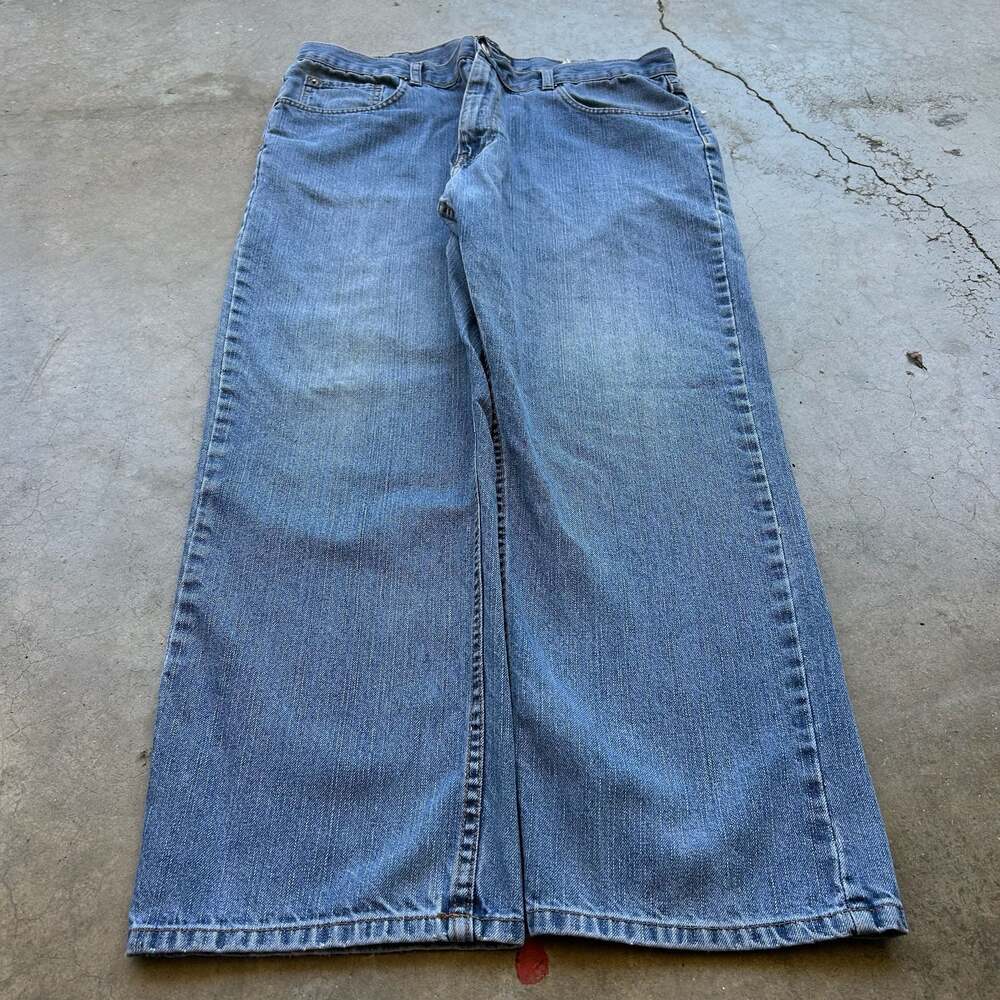 Vintage Tommy Hilfiger Men's Relaxed Fit Blue Denim Jeans 38x30